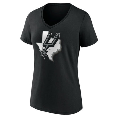 San Antonio Spurs Women's Team Pride V-Neck T-Shirt - Black outlet