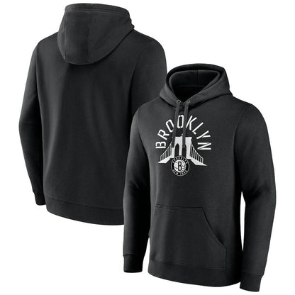 Brooklyn Nets Announcer Pullover Hoodie - Black shop