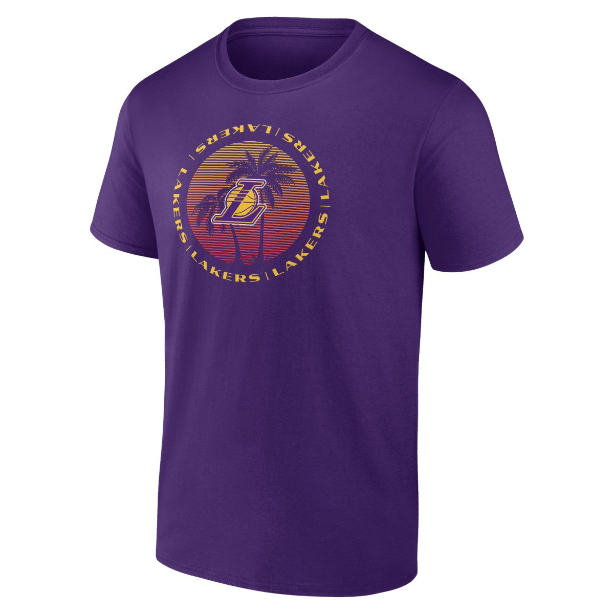 Los Angeles Lakers Announcer T-Shirt - Purple for sale