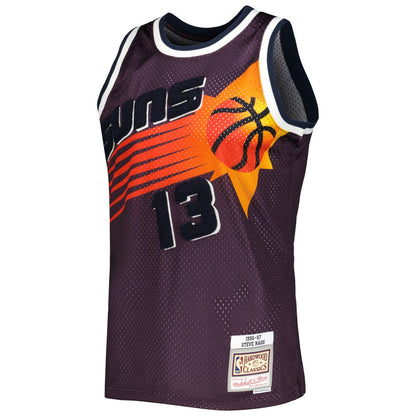 Steve Nash Phoenix Suns 1996/97 Hardwood Classics Off-Court Swingman Jersey - Purple | Mitchell & Ness shop