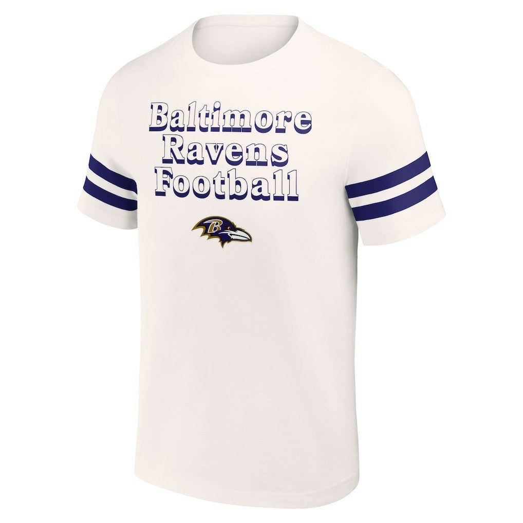 Baltimore Ravens NFL x Darius Rucker Collection Vintage T-Shirt - Cream cheap