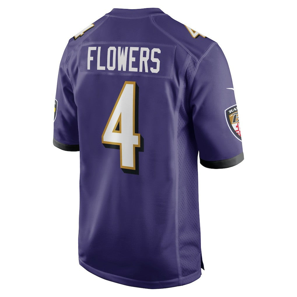 Zay Flowers Baltimore Ravens Game Jersey - Purple | Nike online