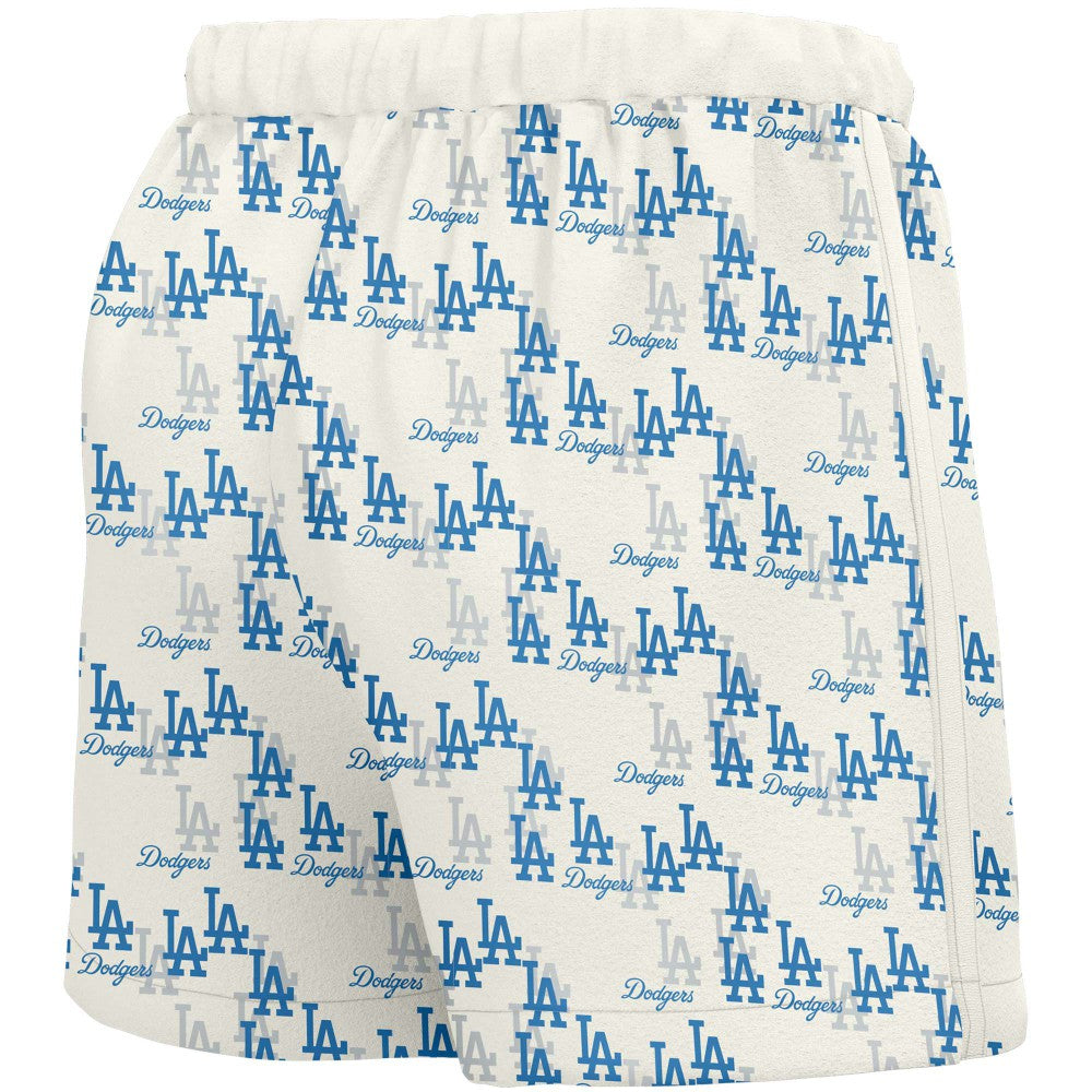 Los Angeles Dodgers Lusso Women's Marge Shorts - White