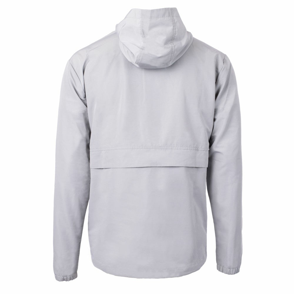 New York Mets Cutter & Buck Charter Eco Recycled Half-Zip Anorak Jacket - Gray