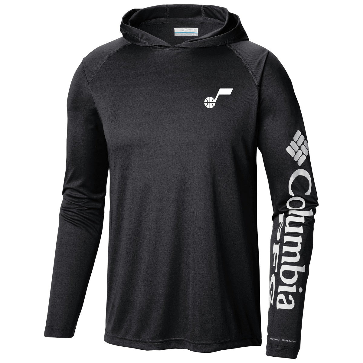 Utah Jazz Terminal Tackle Long Sleeve Hoodie T-Shirt - Black | Columbia online