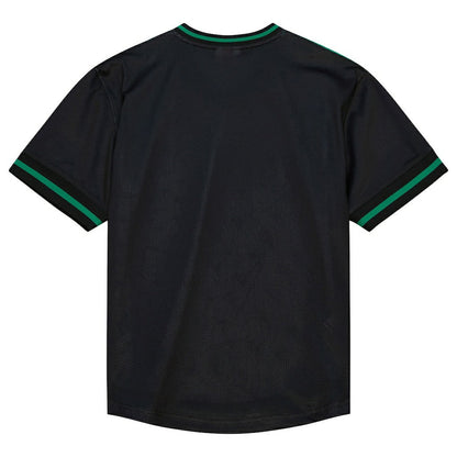 Boston Celtics Jumbotron 3.0 Mesh V-Neck T-Shirt - Kelly Green | Mitchell & Ness online