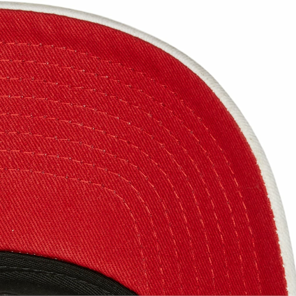 Chicago Bulls Hardwood Classics All In Retro Snapback Hat - White | Mitchell & Ness cheap
