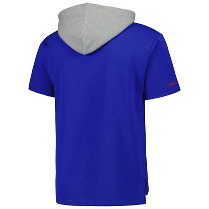 Buffalo Bills Postgame Short Sleeve Hoodie - Royal discount