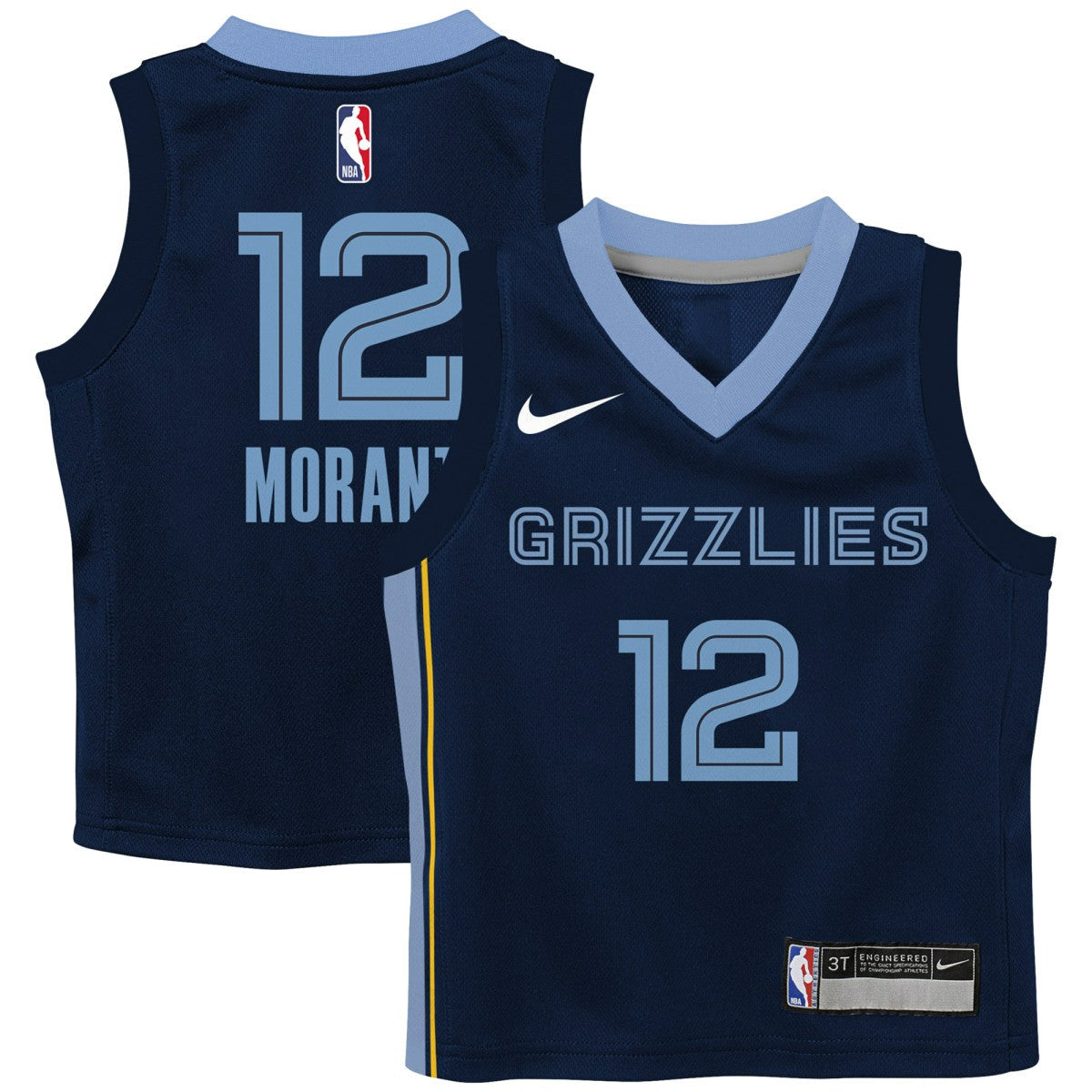 Ja Morant Memphis Grizzlies Preschool Swingman Player Jersey - Icon Edition - Navy | Nike on sale