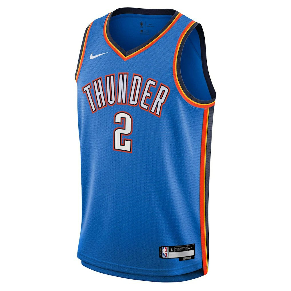 Shai Gilgeous-Alexander Oklahoma City Thunder Youth Swingman Jersey sale - Icon Editi- Blue | Nike discount