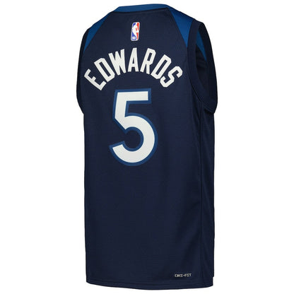 Anthony Edwards Minnesota Timberwolves Youth Swingman Jersey - Icon Edition - Navy | Nike discount