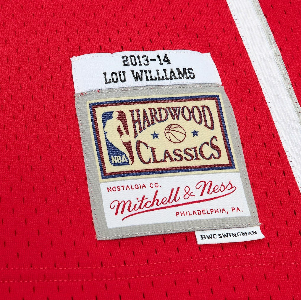 Lou Williams Atlanta Hawks 2013/14 Hardwood Classics Swingman Jersey - Red | Mitchell & Ness for sale