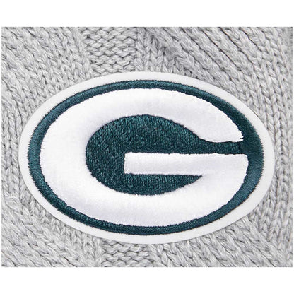 Green Bay Packers Pro Standard Women's Prep V-Neck Pullover Sweater - Heather Gray discount