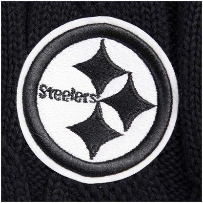 Pittsburgh Steelers Pro Standard Women's Prep V-Neck Pullover Sweater - Black outlet