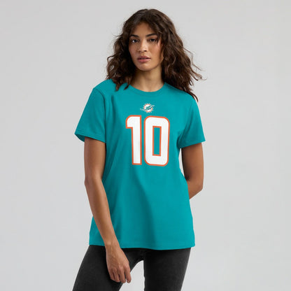 Tyreek Hill Miami Dolphins Women's Player Name & Number T-Shirt - Aqua | Nike for sale