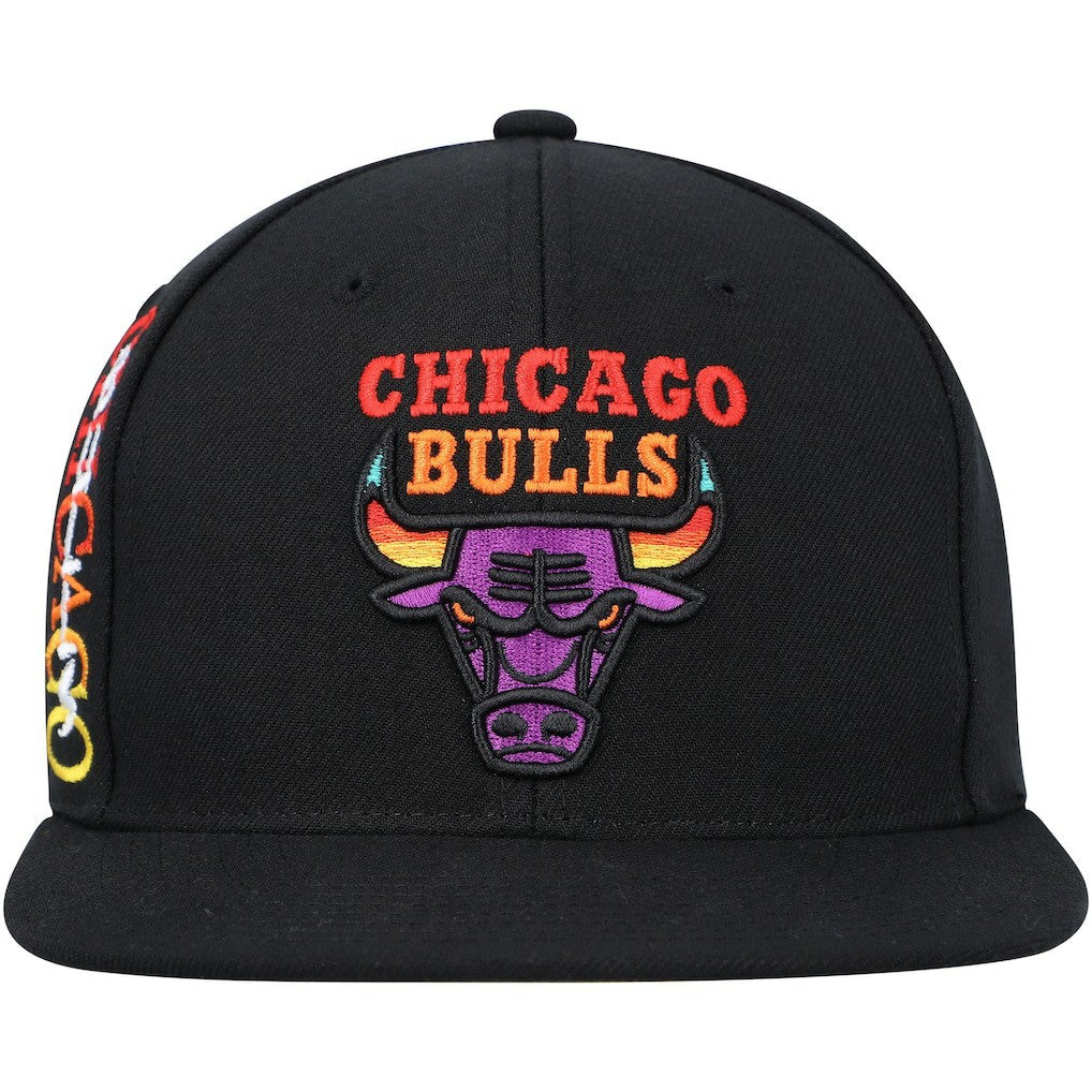 Chicago Bulls Soul High-Grade Fade Undervisor Snapback Hat - Black | Mitchell & Ness outlet