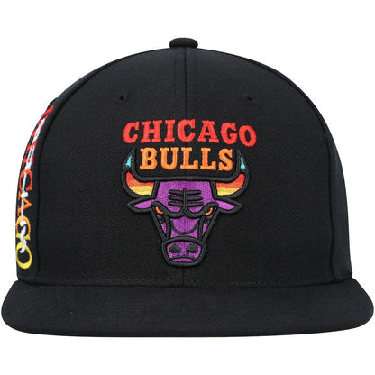 Chicago Bulls Soul High-Grade Fade Undervisor Snapback Hat - Black | Mitchell & Ness outlet