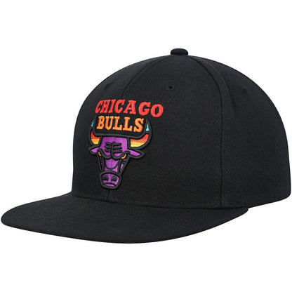Chicago Bulls Soul High-Grade Fade Undervisor Snapback Hat - Black | Mitchell & Ness outlet