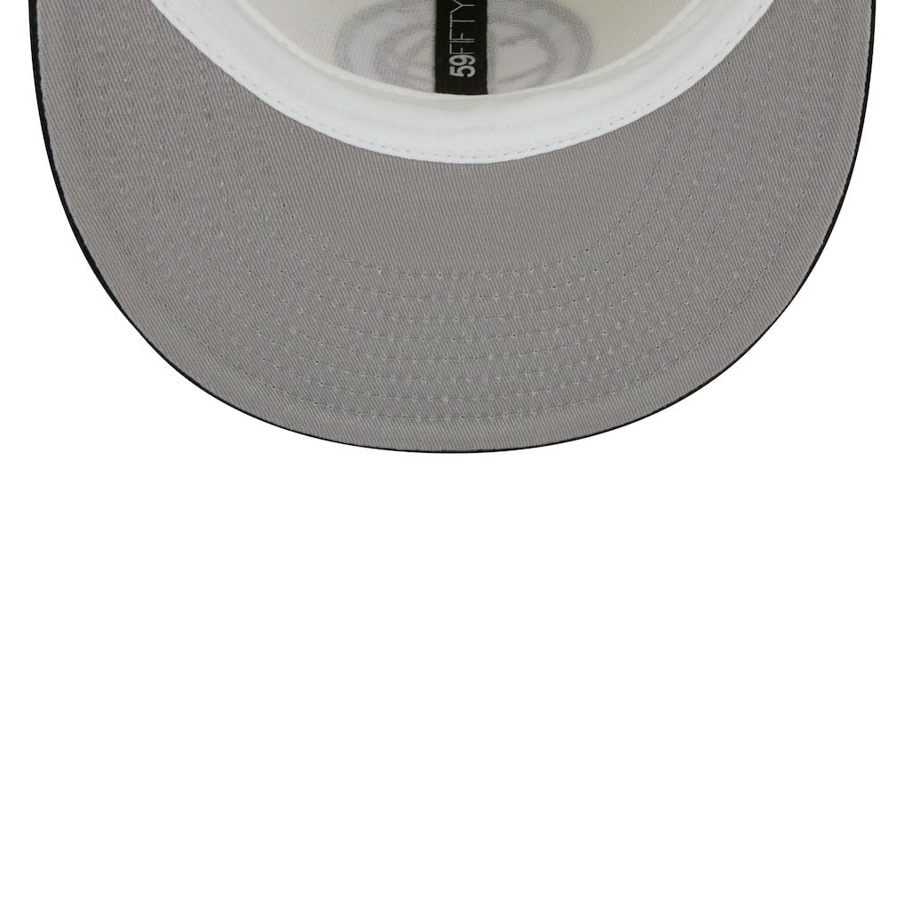 Brooklyn Nets Piping 2-Tone 59FIFTY Fitted Hat - Cream/Black | New Era shop