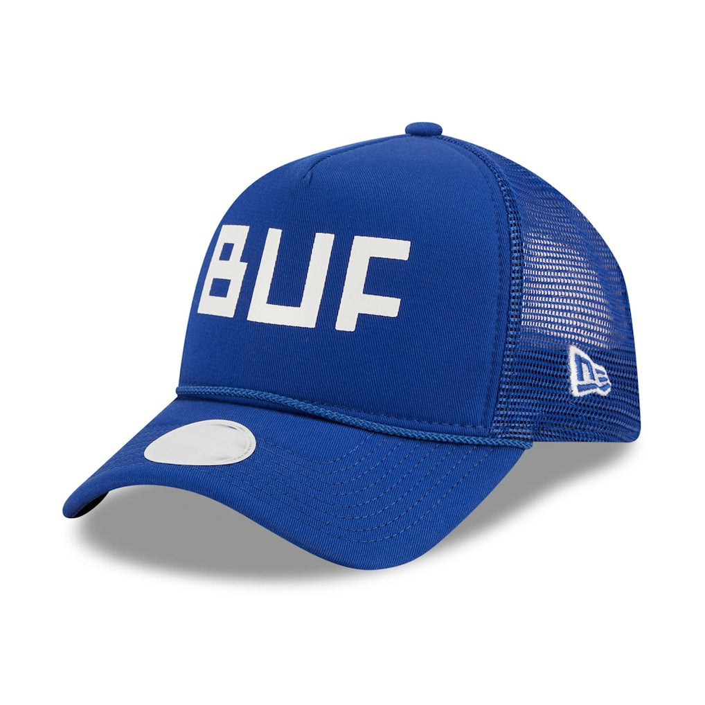 Buffalo Bills New Era Women's McGee Trucker 9FORTY Adjustable Hat - Royal sale