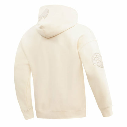 Josh Allen Buffalo Bills Pro Standard Player Name & Number Pullover Hoodie - Cream cheap