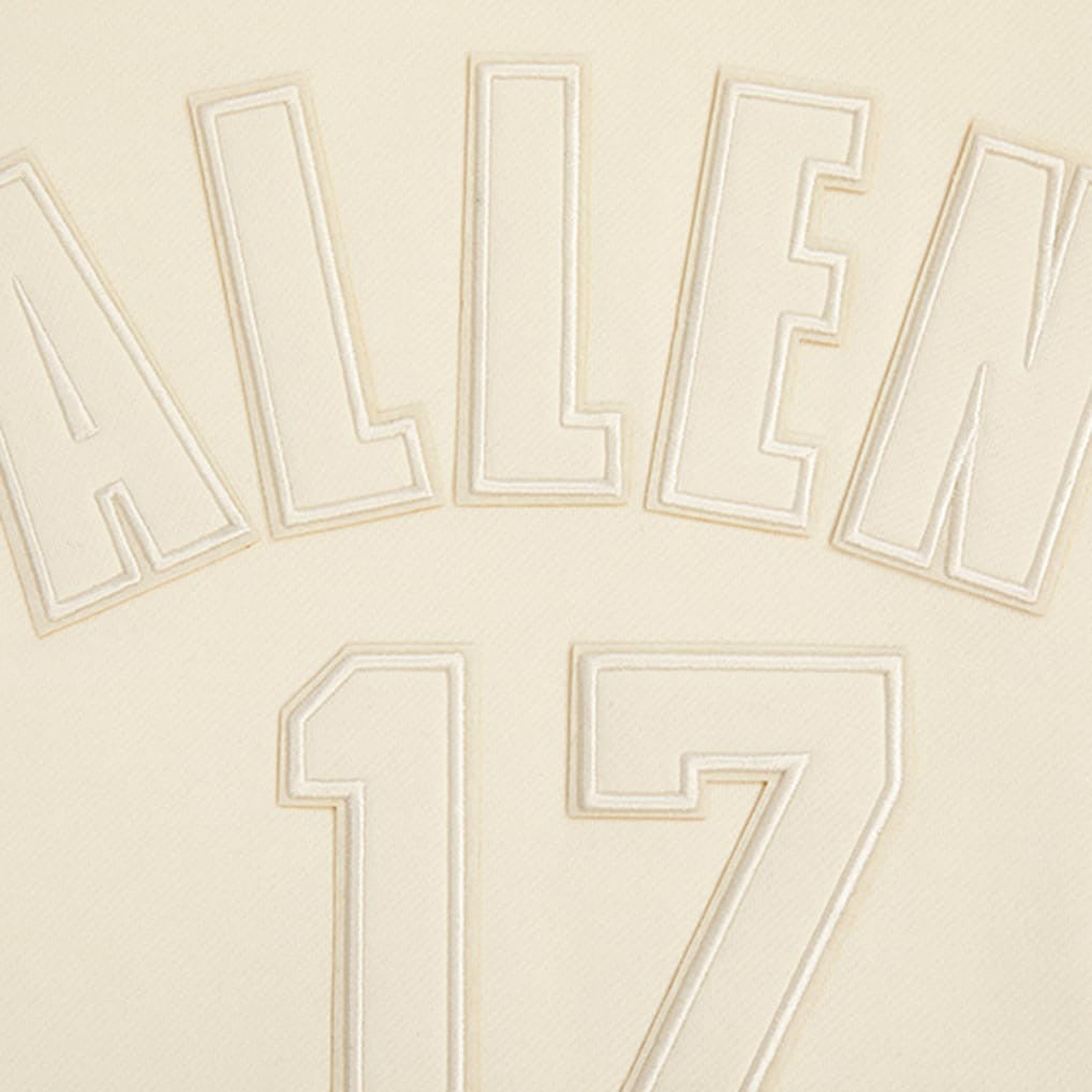 Josh Allen Buffalo Bills Pro Standard Player Name & Number Pullover Hoodie - Cream cheap