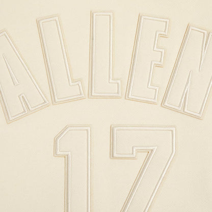 Josh Allen Buffalo Bills Pro Standard Player Name & Number Pullover Hoodie - Cream cheap