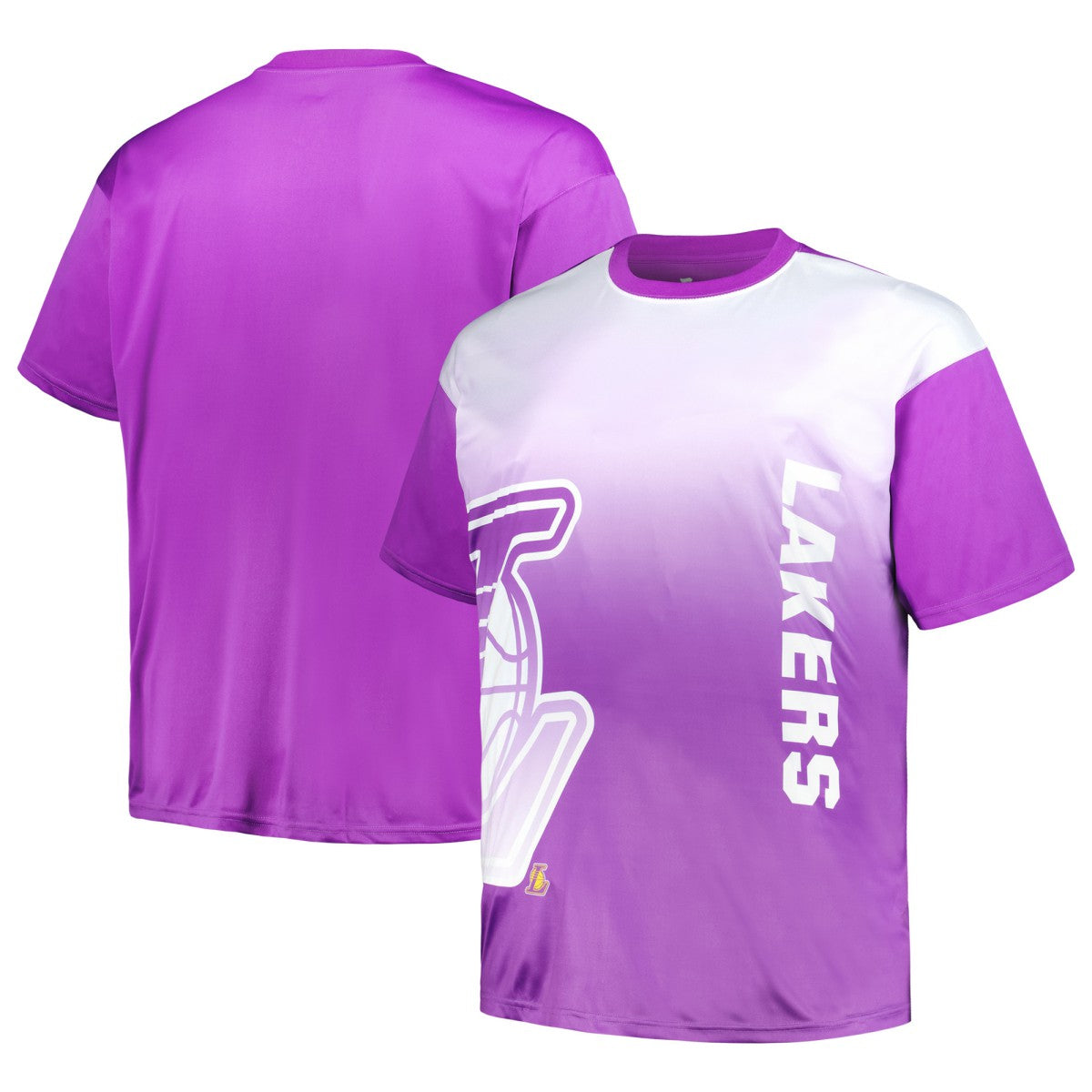 Los Angeles Lakers Big & Tall Sublimated T-Shirt - Purple discount