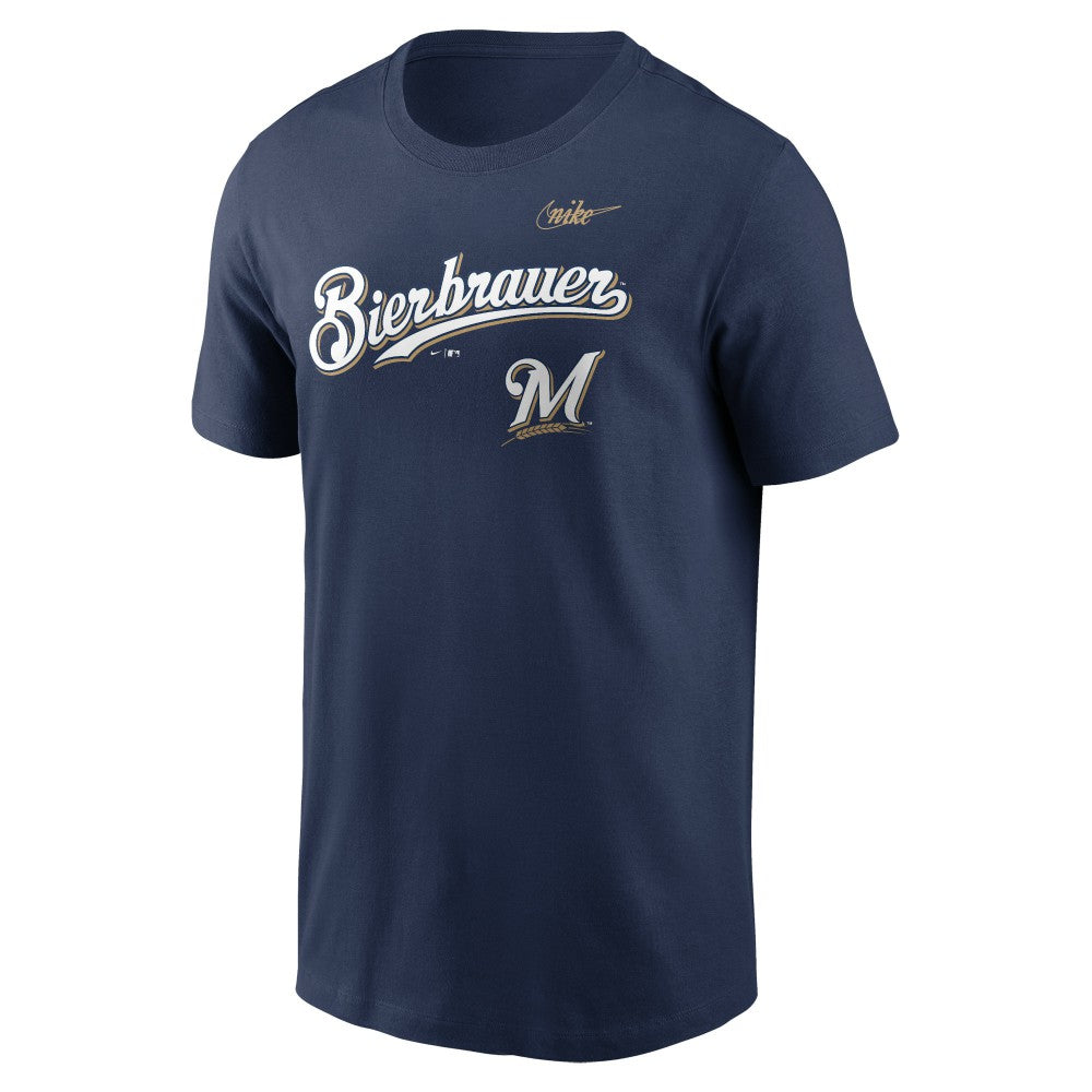 Milwaukee Brewers Bierbrauer Hometown T-Shirt - Navy | Nike