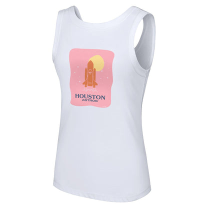 Houston Astros Lusso Style Women's Lindy Tank Top - White