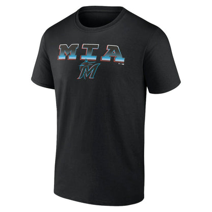 Miami Marlins Hometown Baseball 305 T-Shirt - Black