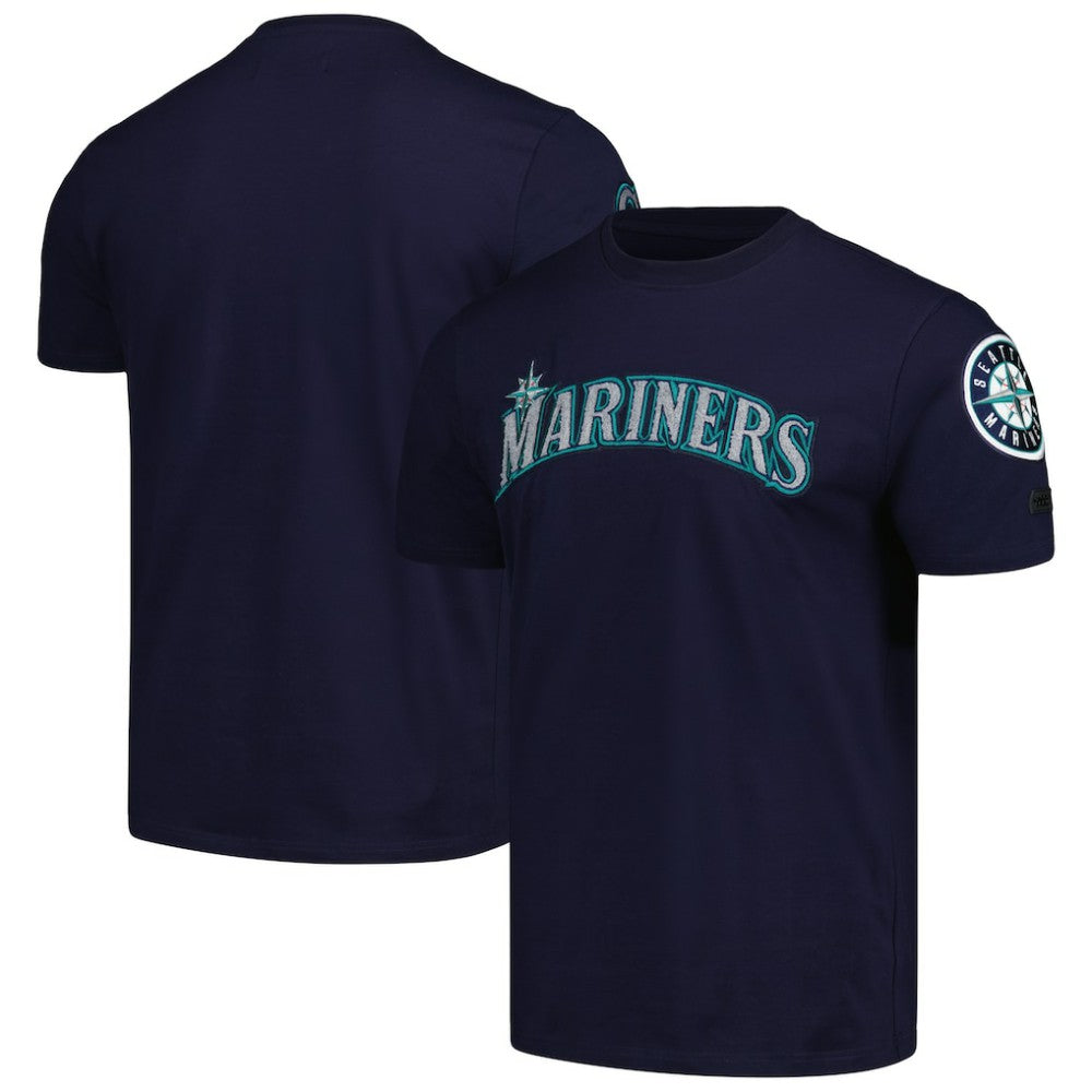 Seattle Mariners Pro Standard Team Logo T-Shirt - Navy