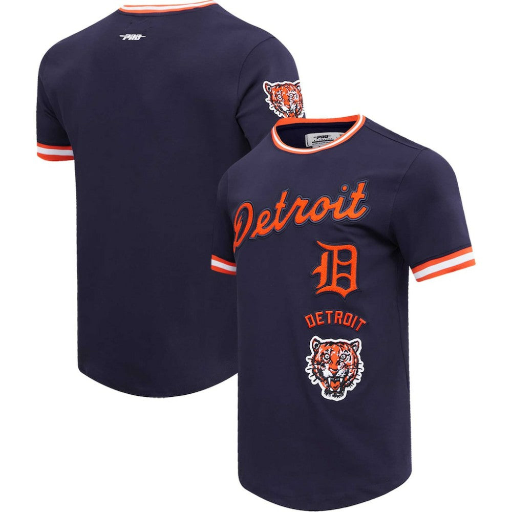 Detroit Tigers Pro Standard Cooperstown Collection Retro Classic T-Shirt - Navy