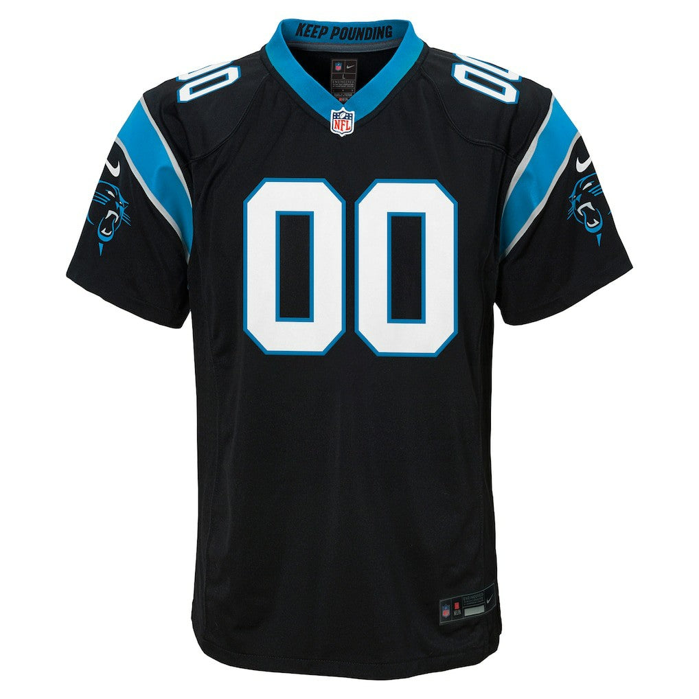 Carolina Panthers Youth Custom Game Jersey - Black | Nike discount