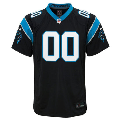Carolina Panthers Youth Custom Game Jersey - Black | Nike discount