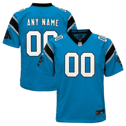 Carolina Panthers Youth Alternate Custom Game Jersey - Blue | Nike outlet