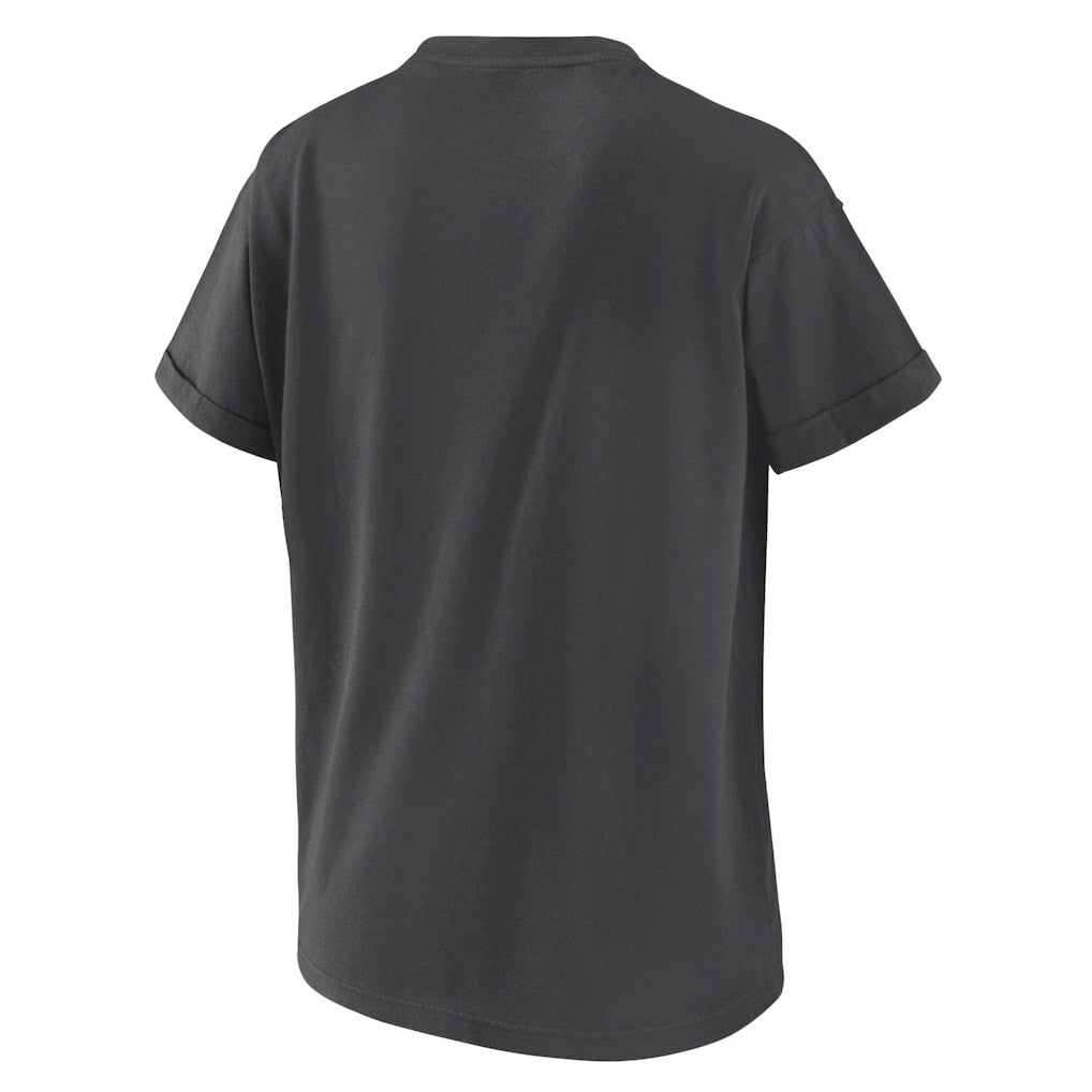 Cleveland Browns WEAR by Erin Andrews Women's Boyfriend T-Shirt - Charcoal discount