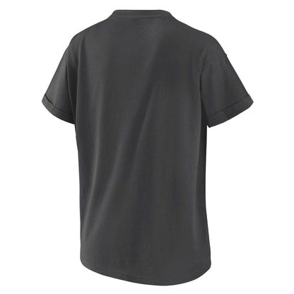 Cleveland Browns WEAR by Erin Andrews Women's Boyfriend T-Shirt - Charcoal discount