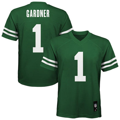 Ahmad Sauce Gardner New York Jets Youth Replica Player Jersey - Green sale