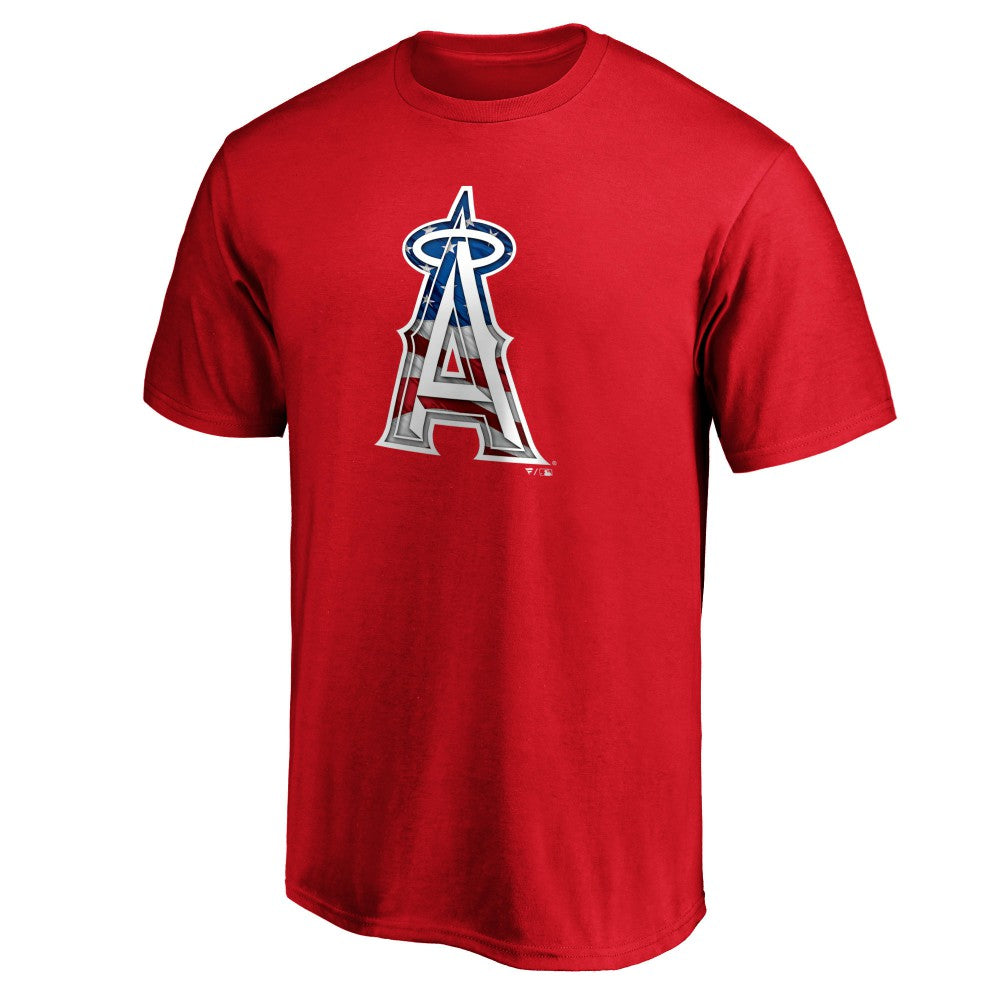 Los Angeles Angels Banner Wave T-Shirt - Red