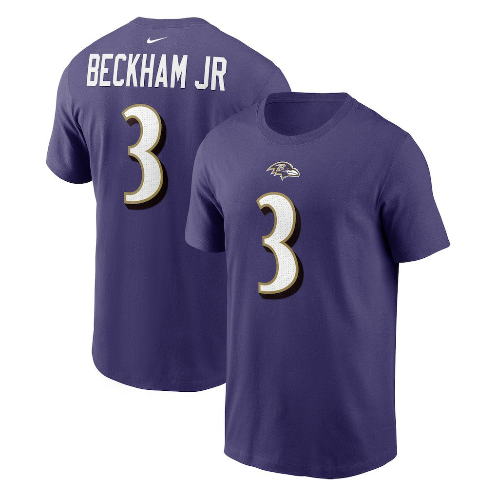 Odell Beckham Jr. Baltimore Ravens Player Name & Number T-Shirt - Purple | Nike discount