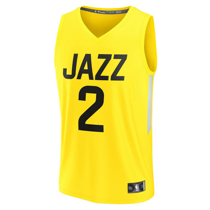 Collin Sexton Utah Jazz Youth Fast Break Player Jersey - Icon Edition - Yellow | Fanatics sale