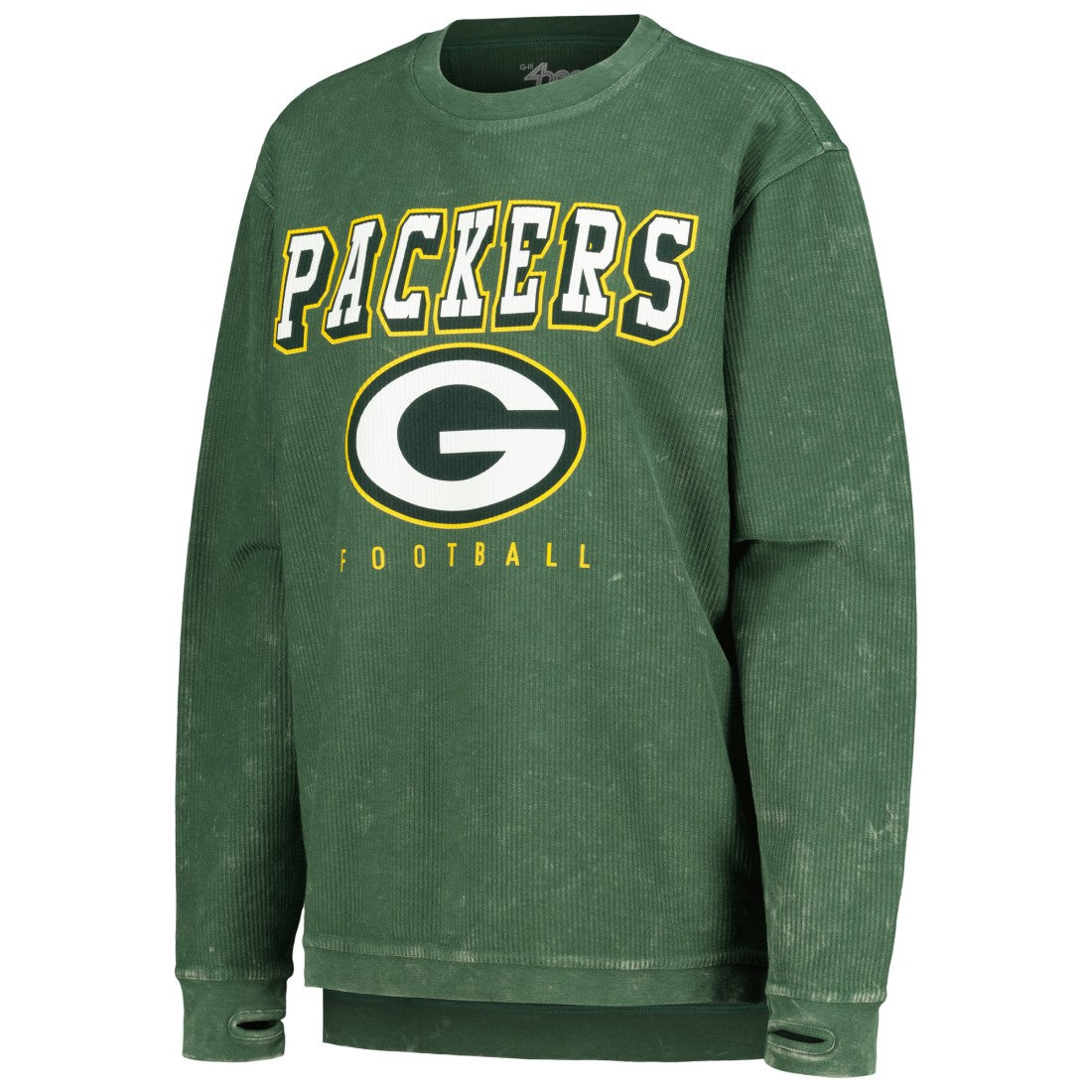 Green Bay Packers G-III 4Her by Carl Banks Women's Comfy Cord Pullover Sweatshirt - Green discount