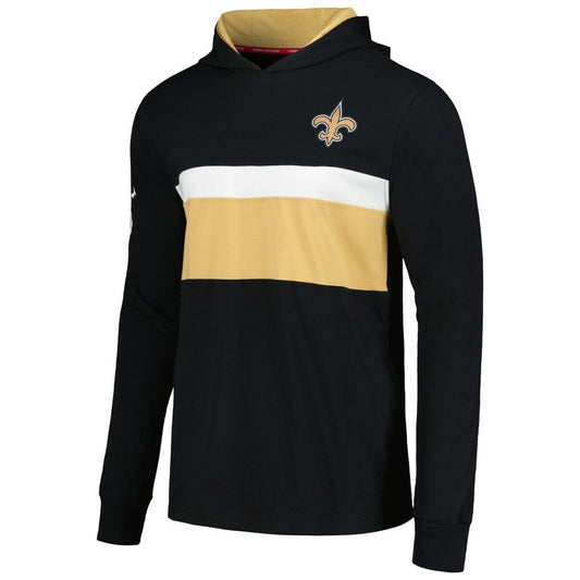 New Orleans Saints Tommy Hilfiger Morgan Long Sleeve Hoodie T-Shirt - Black discount