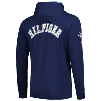 Tennessee Titans Tommy Hilfiger Morgan Long Sleeve Hoodie T-Shirt - Navy online