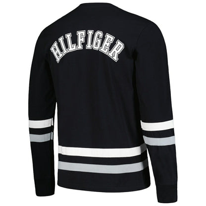 Las Vegas Raiders Tommy Hilfiger Nolan Long Sleeve T-Shirt - Black/Silver cheap