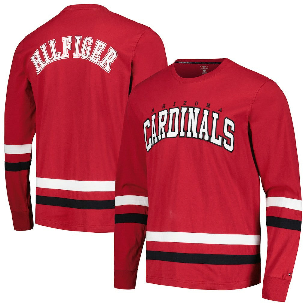 Arizona Cardinals Tommy Hilfiger Nolan Long Sleeve T-Shirt - Cardinal/Black discount