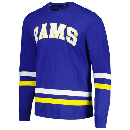 Los Angeles Rams Tommy Hilfiger Nolan Long Sleeve T-Shirt - Royal/Gold on sale