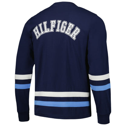 Tennessee Titans Tommy Hilfiger Nolan Long Sleeve T-Shirt - Navy/Light Blue cheap