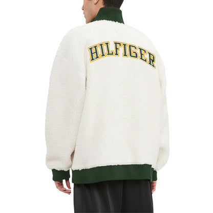 Green Bay Packers Tommy Hilfiger Jordan Sherpa Quarter-Zip Sweatshirt - Cream outlet